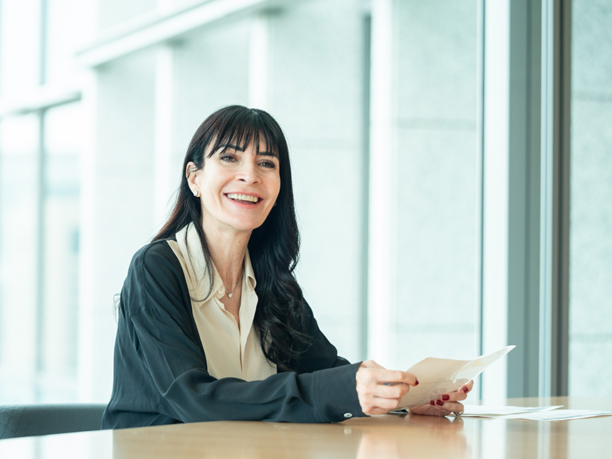 寫真：執(zhí)行役專務(wù) Chief Sustainability Officer兼CHRO兼人力資源統(tǒng)括本部長兼CDEIO Lorena Dellagiovanna